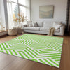 Piper Looms Chantille Geometric ACN550 Lime Area Rug