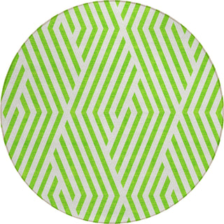 Piper Looms Chantille Geometric ACN550 Lime Area Rug