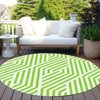 Piper Looms Chantille Geometric ACN550 Lime Area Rug