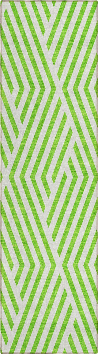 Piper Looms Chantille Geometric ACN550 Lime Area Rug