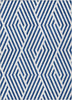 Piper Looms Chantille Geometric ACN550 Navy Area Rug