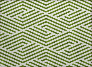 Piper Looms Chantille Geometric ACN550 Olive Area Rug