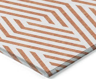 Piper Looms Chantille Geometric ACN550 Paprika Area Rug