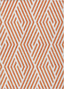 Piper Looms Chantille Geometric ACN550 Paprika Area Rug