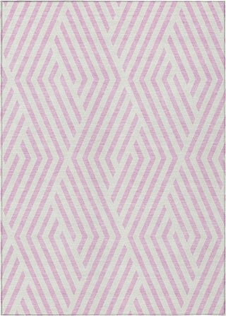 Piper Looms Chantille Geometric ACN550 Pink Area Rug