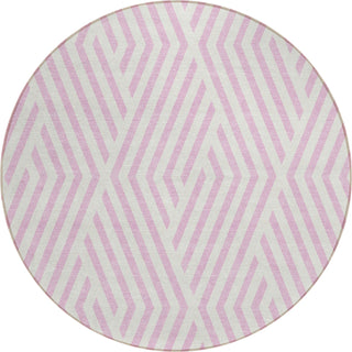 Piper Looms Chantille Geometric ACN550 Pink Area Rug