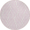 Piper Looms Chantille Geometric ACN550 Pink Area Rug