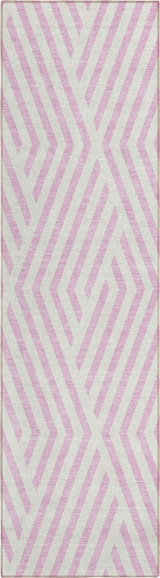 Piper Looms Chantille Geometric ACN550 Pink Area Rug