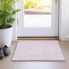 Piper Looms Chantille Geometric ACN550 Pink Area Rug