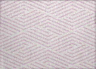 Piper Looms Chantille Geometric ACN550 Pink Area Rug