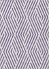 Piper Looms Chantille Geometric ACN550 Purple Area Rug