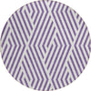 Piper Looms Chantille Geometric ACN550 Purple Area Rug