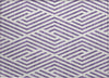 Piper Looms Chantille Geometric ACN550 Purple Area Rug