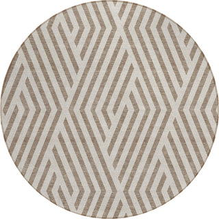 Piper Looms Chantille Geometric ACN550 Taupe Area Rug