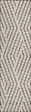 Piper Looms Chantille Geometric ACN550 Taupe Area Rug