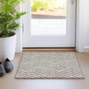 Piper Looms Chantille Geometric ACN550 Taupe Area Rug