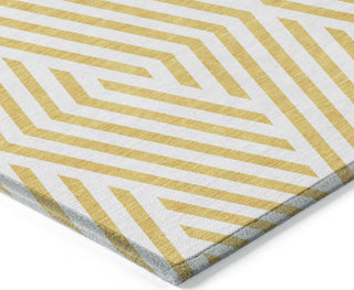 Piper Looms Chantille Geometric ACN550 Yellow Area Rug