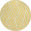 Piper Looms Chantille Geometric ACN550 Yellow Area Rug