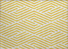 Piper Looms Chantille Geometric ACN550 Yellow Area Rug