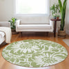 Piper Looms Chantille Floral ACN551 Aloe Area Rug