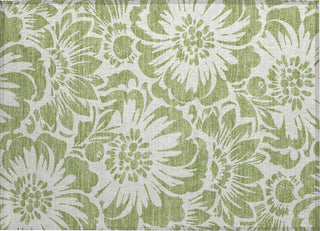 Piper Looms Chantille Floral ACN551 Aloe Area Rug