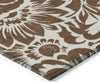 Piper Looms Chantille Floral ACN551 Brown Area Rug