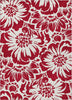 Piper Looms Chantille Floral ACN551 Burgundy Area Rug