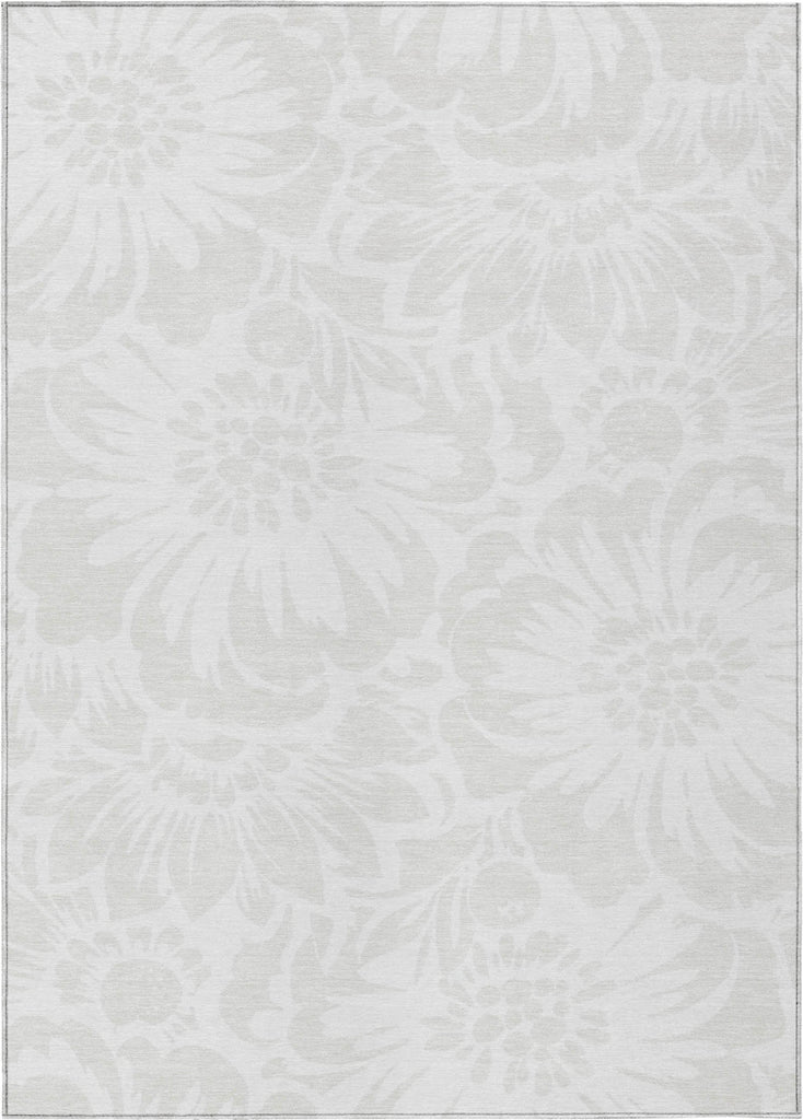 Piper Looms Chantille Floral ACN551 Ivory Area Rug