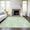 Piper Looms Chantille Floral ACN551 Mint Area Rug