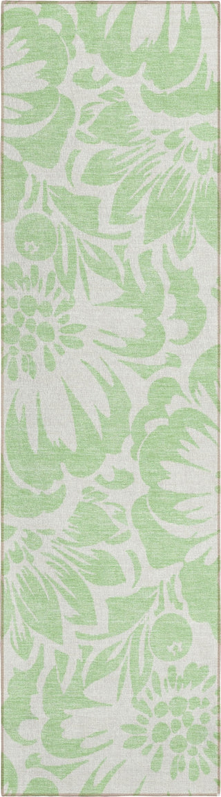 Piper Looms Chantille Floral ACN551 Mint Area Rug