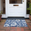 Piper Looms Chantille Floral ACN551 Navy Area Rug