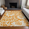 Piper Looms Chantille Floral ACN551 Orange Area Rug