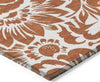 Piper Looms Chantille Floral ACN551 Paprika Area Rug