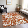 Piper Looms Chantille Floral ACN551 Paprika Area Rug