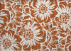 Piper Looms Chantille Floral ACN551 Paprika Area Rug