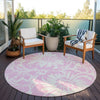 Piper Looms Chantille Floral ACN551 Pink Area Rug