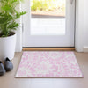 Piper Looms Chantille Floral ACN551 Pink Area Rug