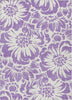 Piper Looms Chantille Floral ACN551 Purple Area Rug