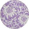 Piper Looms Chantille Floral ACN551 Purple Area Rug