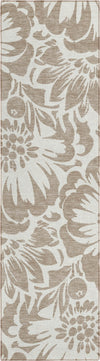 Piper Looms Chantille Floral ACN551 Taupe Area Rug