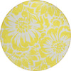 Piper Looms Chantille Floral ACN551 Yellow Area Rug