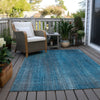 Piper Looms Chantille Stripes ACN552 Blue Area Rug