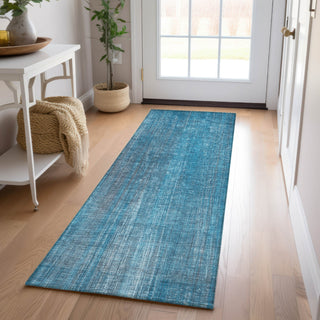 Piper Looms Chantille Stripes ACN552 Blue Area Rug