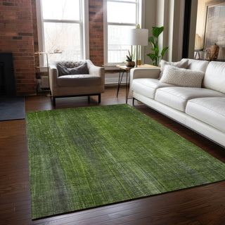 Piper Looms Chantille Stripes ACN552 Green Area Rug