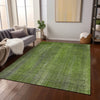 Piper Looms Chantille Stripes ACN552 Green Area Rug