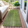 Piper Looms Chantille Stripes ACN552 Green Area Rug