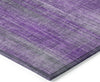 Piper Looms Chantille Stripes ACN552 Purple Area Rug