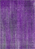 Piper Looms Chantille Stripes ACN552 Purple Area Rug