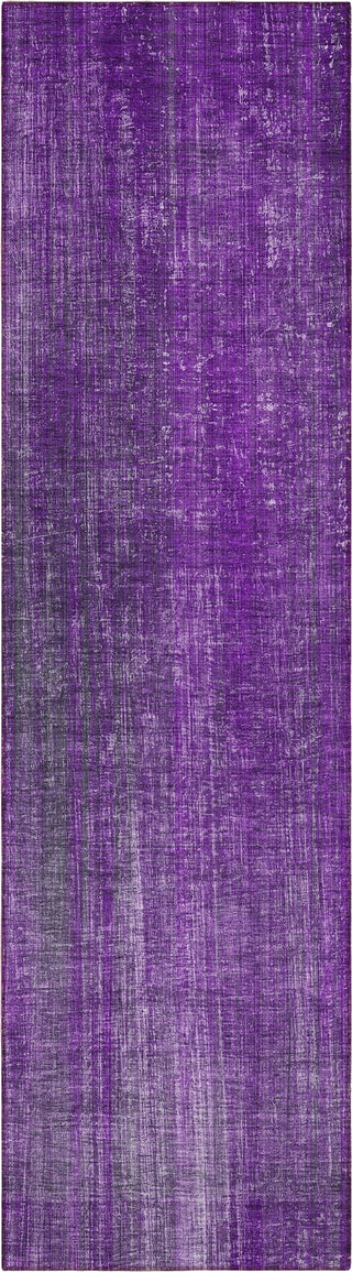 Piper Looms Chantille Stripes ACN552 Purple Area Rug