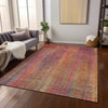 Piper Looms Chantille Stripes ACN552 Red Area Rug